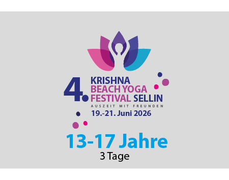 Early Bird Kinder 13-17 Jahre Krishna Beach Yogafestival Ostseebad Sellin